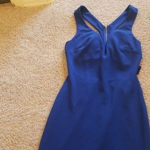 Royal blue bodycon dress